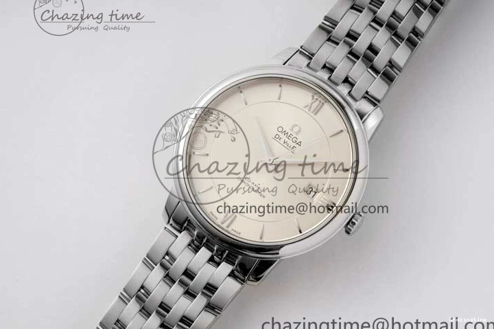 0506 Bright De Ville SS DIWF 1:1 Best Edition Silver Dial SS Markers on SS Bracelet MIYOTA 7848